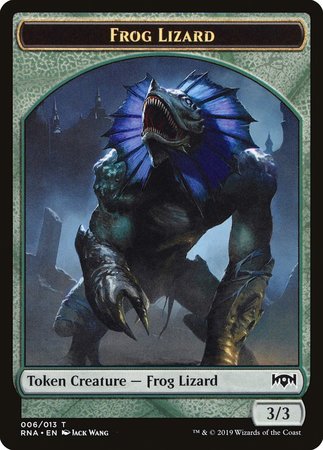 Frog Lizard Token [Ravnica Allegiance Tokens] | Gate City Games LLC