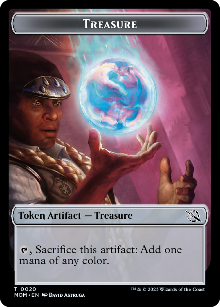 Treasure // Gremlin Double-Sided Token [March of the Machine Commander Tokens] | Gate City Games LLC