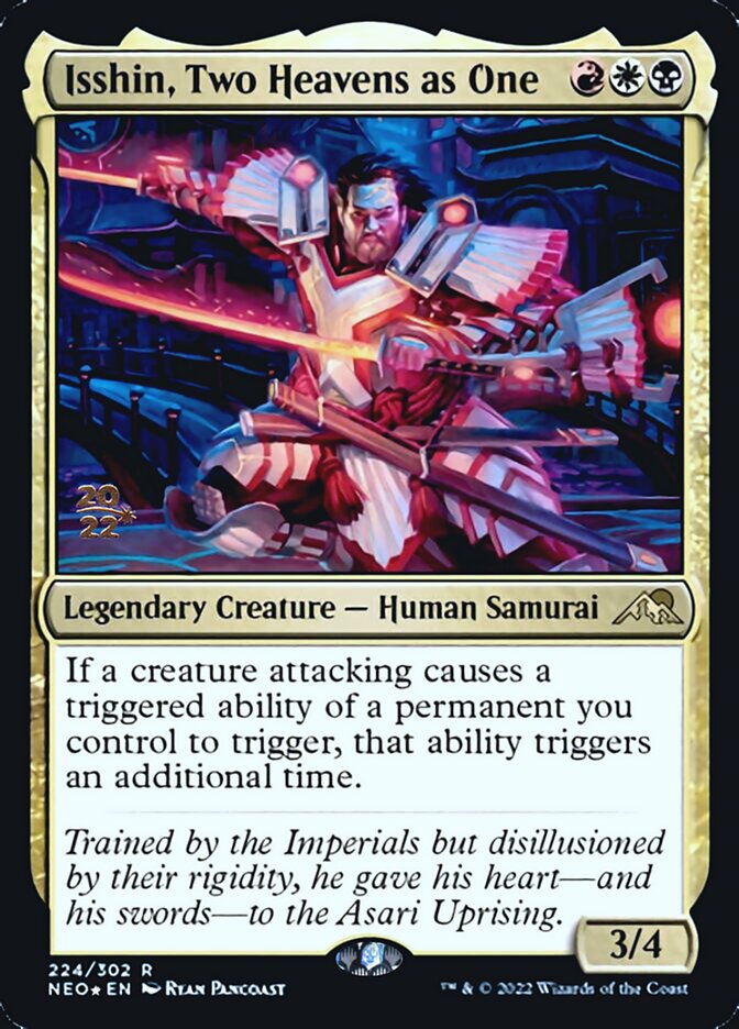 Isshin, Two Heavens as One [Kamigawa: Neon Dynasty Prerelease Promos] | Gate City Games LLC