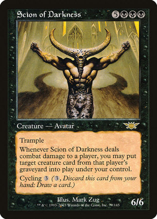 Scion of Darkness [Legions] | Gate City Games LLC