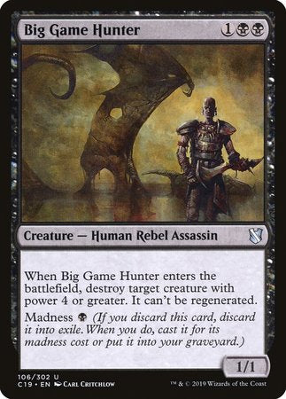 Big Game Hunter [Commander 2019] | Gate City Games LLC