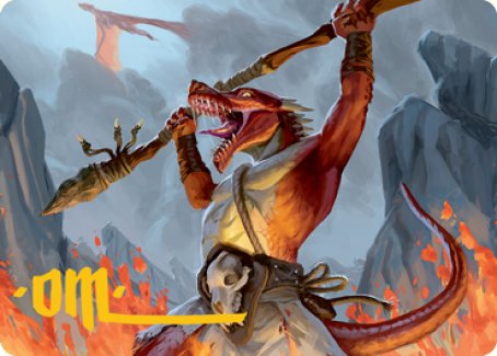 Kobold Art Card (Gold-Stamped Signature) [Dungeons & Dragons: Adventures in the Forgotten Realms Art Series] | Gate City Games LLC