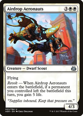 Airdrop Aeronauts [Aether Revolt] | Gate City Games LLC