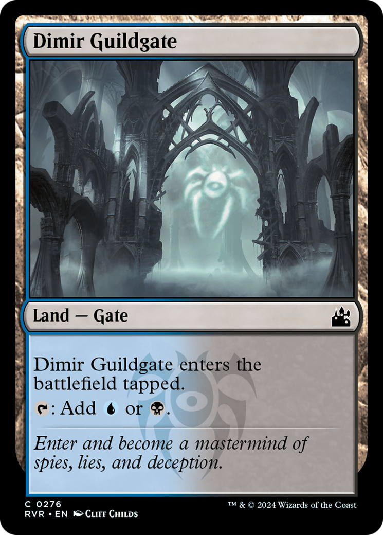 Dimir Guildgate [Ravnica Remastered] | Gate City Games LLC