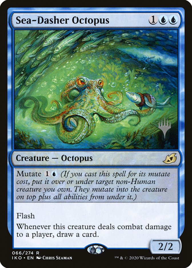 Sea-Dasher Octopus (Promo Pack) [Ikoria: Lair of Behemoths Promos] | Gate City Games LLC