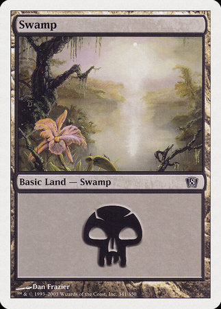Swamp (341) [Eighth Edition] | Gate City Games LLC