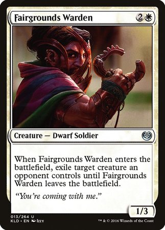 Fairgrounds Warden [Kaladesh] | Gate City Games LLC