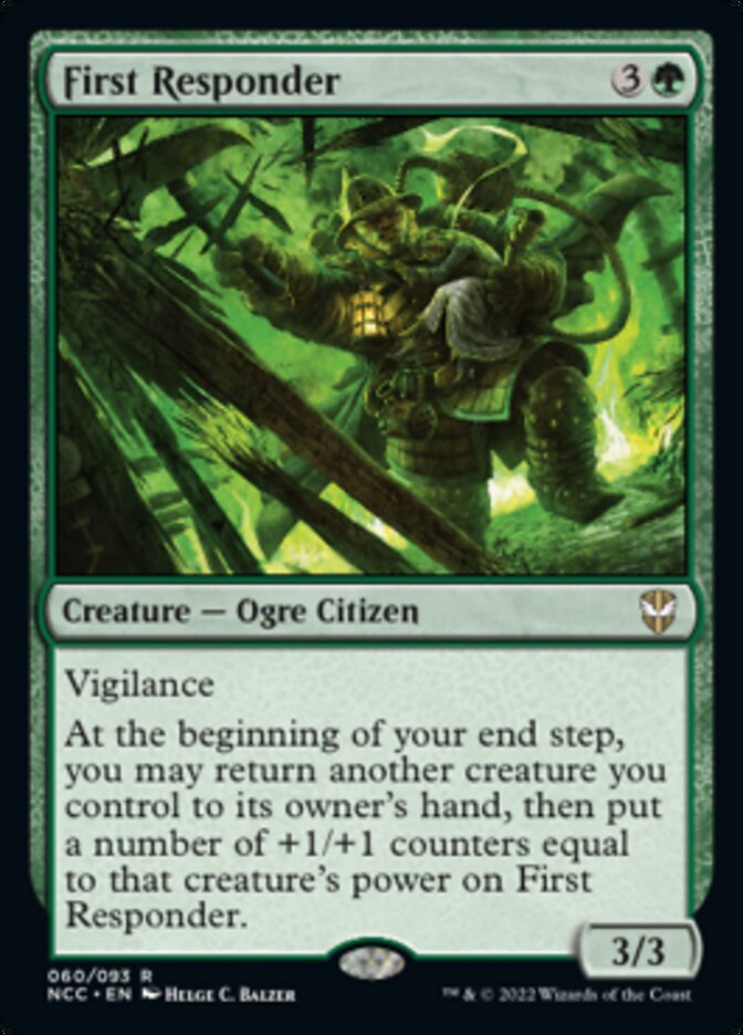 First Responder [Streets of New Capenna Commander] | Gate City Games LLC