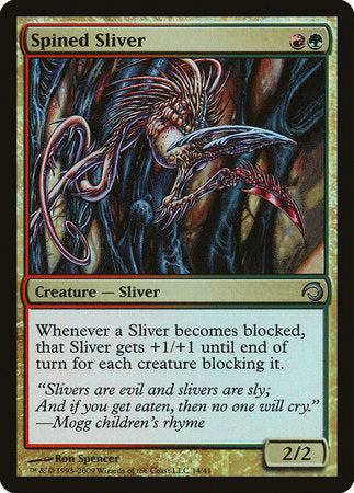 Spined Sliver [Premium Deck Series: Slivers] | Gate City Games LLC