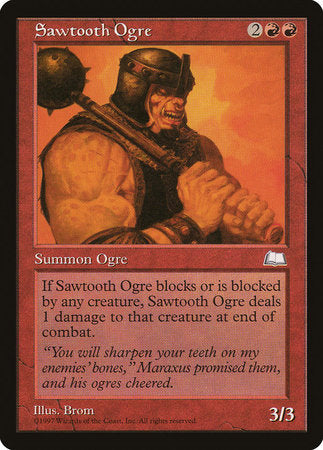 Sawtooth Ogre [Weatherlight] | Gate City Games LLC