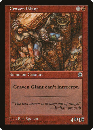 Craven Giant [Portal] | Gate City Games LLC