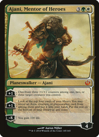 Ajani, Mentor of Heroes [Journey into Nyx] | Gate City Games LLC