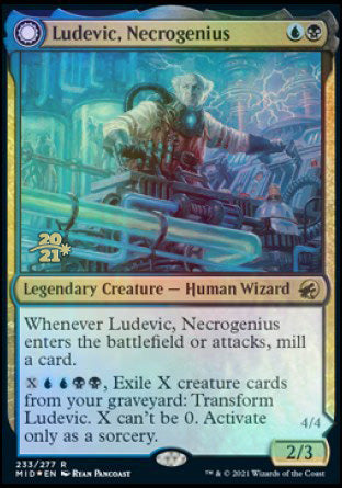Ludevic, Necrogenius // Olag, Ludevic's Hubris [Innistrad: Midnight Hunt Prerelease Promos] | Gate City Games LLC