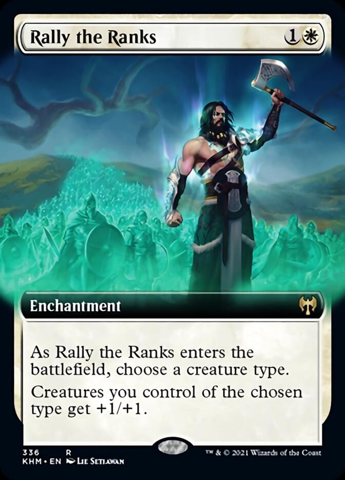 Rally the Ranks (Extended Art) [Kaldheim] | Gate City Games LLC