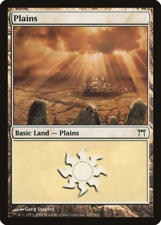 Plains (288) [Champions of Kamigawa] | Gate City Games LLC