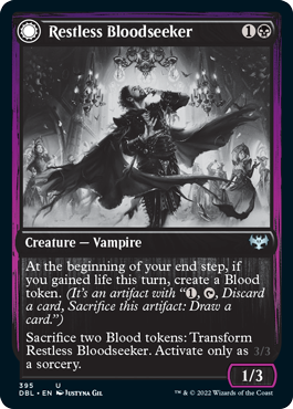 Restless Bloodseeker // Bloodsoaked Reveler [Innistrad: Double Feature] | Gate City Games LLC