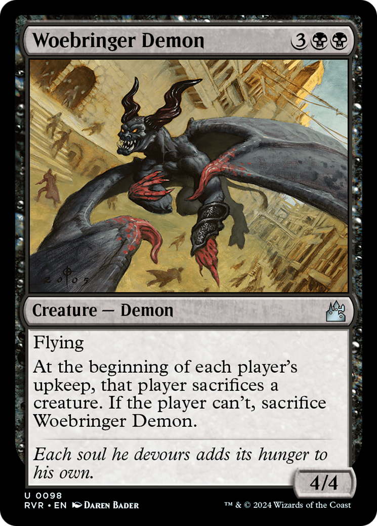 Woebringer Demon [Ravnica Remastered] | Gate City Games LLC