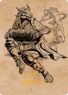 Korlessa, Scale Singer Art Card (Gold-Stamped Signature) [Commander Legends: Battle for Baldur's Gate Art Series] | Gate City Games LLC