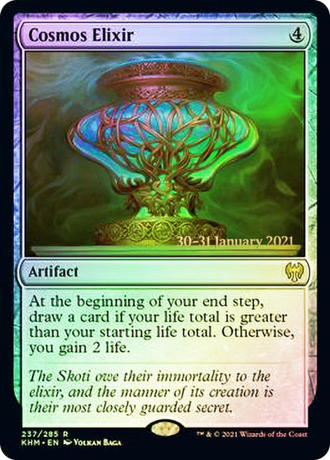 Cosmos Elixir  [Kaldheim Prerelease Promos] | Gate City Games LLC