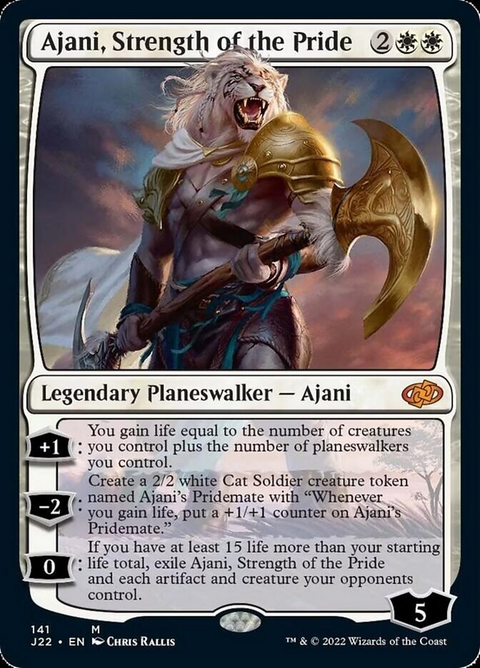 Ajani, Strength of the Pride [Jumpstart 2022] | Gate City Games LLC