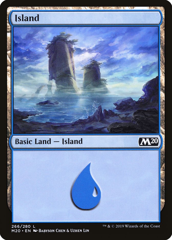 Island (#266) [Core Set 2020] | Gate City Games LLC