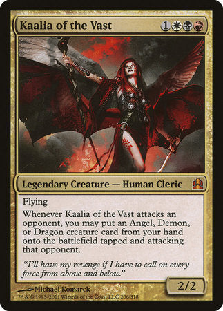 Kaalia of the Vast [Commander 2011] | Gate City Games LLC