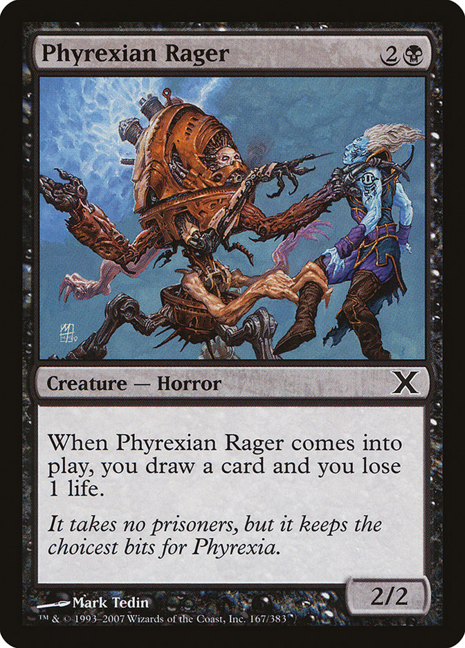 Phyrexian Rager [Tenth Edition] | Gate City Games LLC