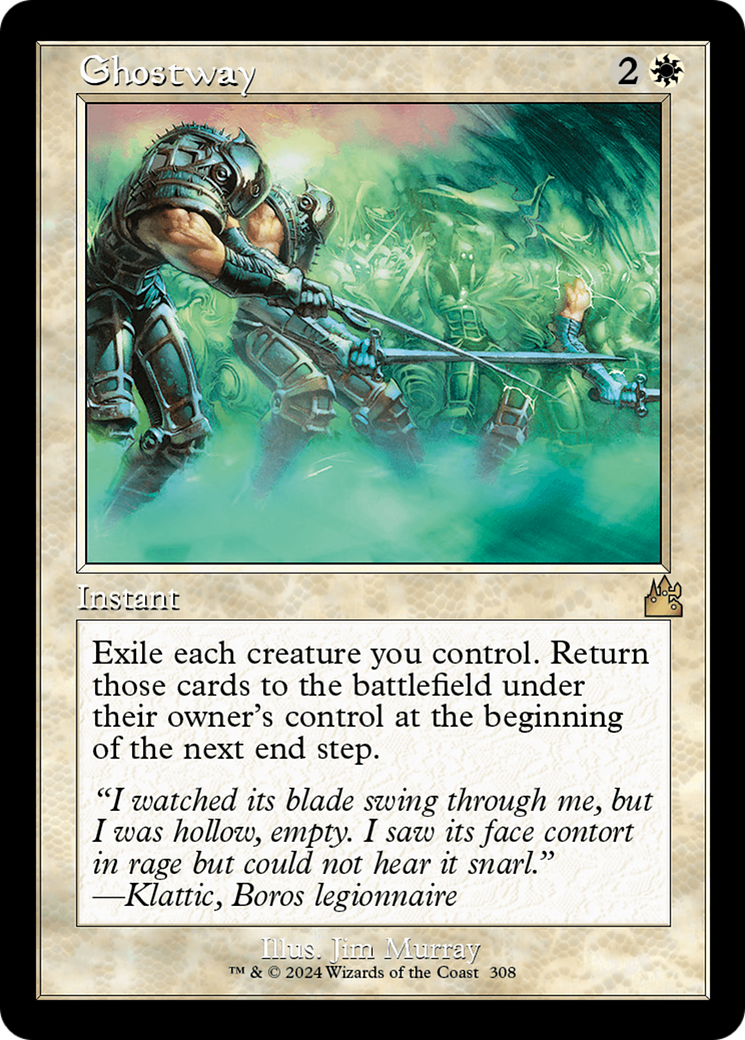 Ghostway (Retro Frame) [Ravnica Remastered] | Gate City Games LLC