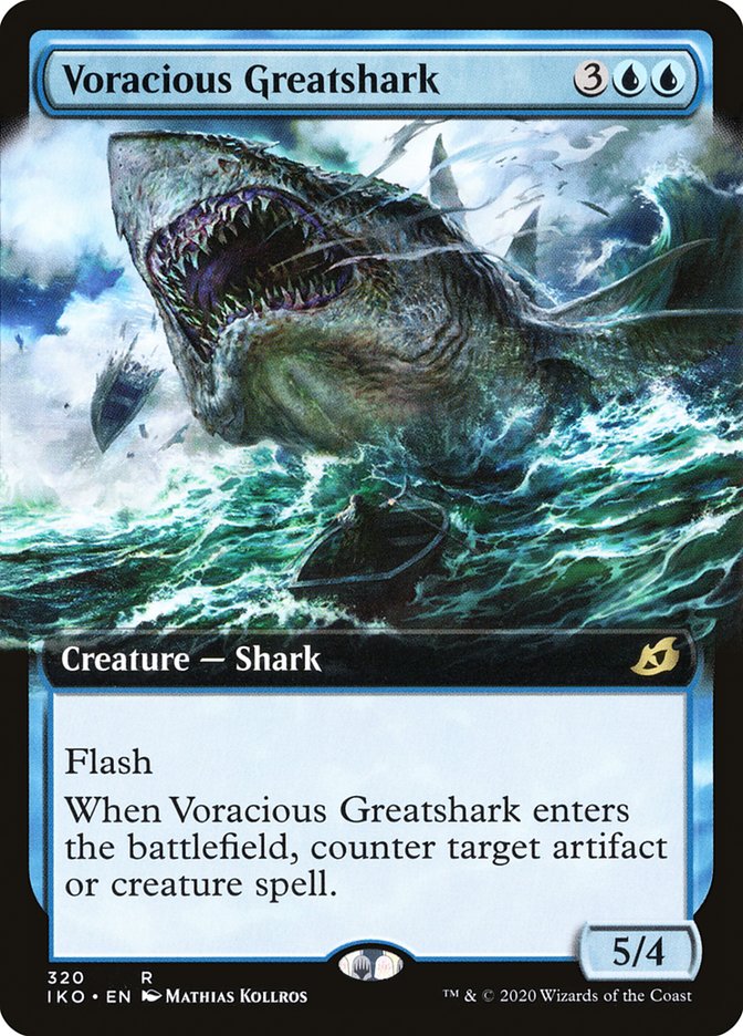 Voracious Greatshark (Extended Art) [Ikoria: Lair of Behemoths] | Gate City Games LLC