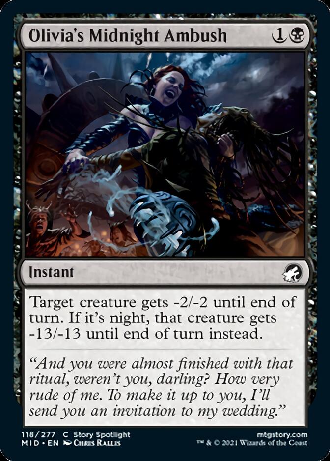 Olivia's Midnight Ambush [Innistrad: Midnight Hunt] | Gate City Games LLC