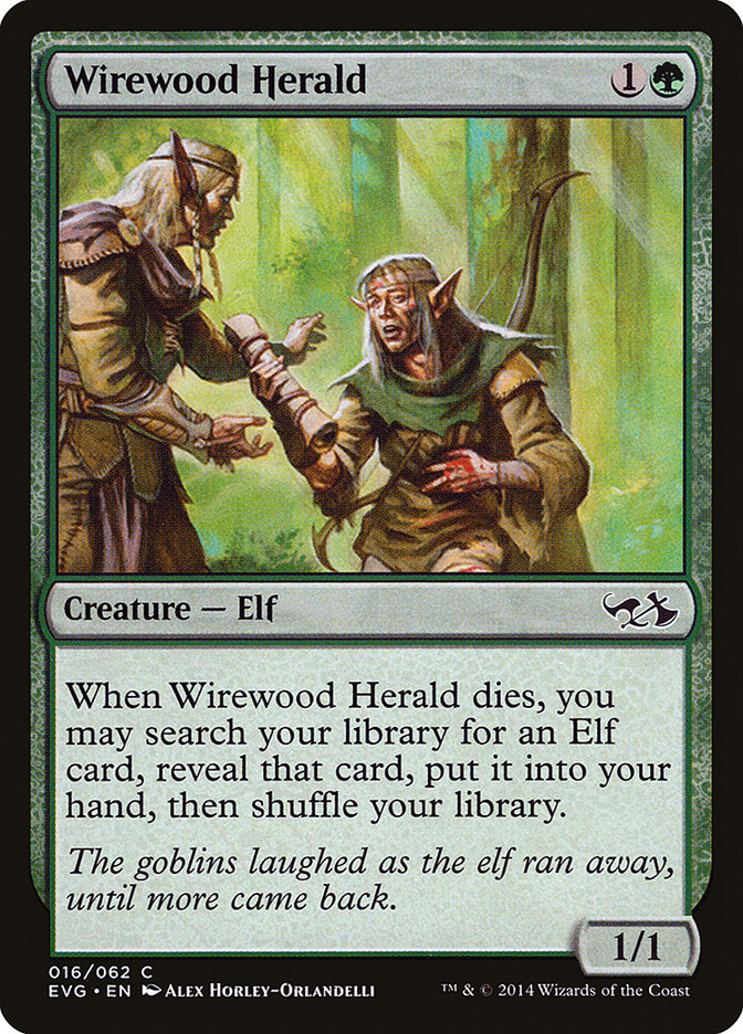 Wirewood Herald (Elves vs. Goblins) [Duel Decks Anthology] | Gate City Games LLC