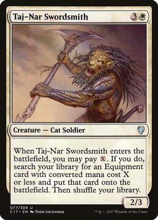 Taj-Nar Swordsmith [Commander 2017] | Gate City Games LLC