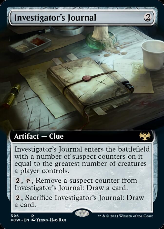 Investigator's Journal (Extended) [Innistrad: Crimson Vow] | Gate City Games LLC