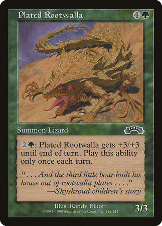 Plated Rootwalla [Exodus] | Gate City Games LLC