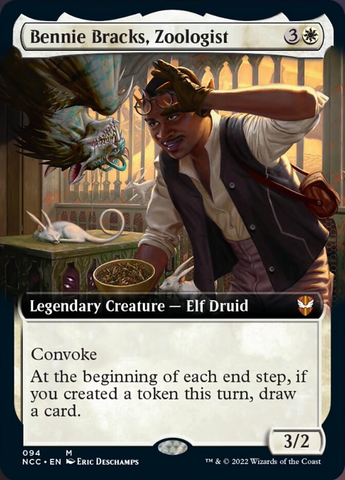 Bennie Bracks, Zoologist (Extended Art) [Streets of New Capenna Commander] | Gate City Games LLC