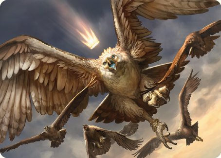 Gwaihir, Greatest of the Eagles Art Card [The Lord of the Rings: Tales of Middle-earth Art Series] | Gate City Games LLC
