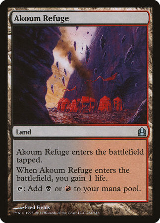 Akoum Refuge [Commander 2011] | Gate City Games LLC