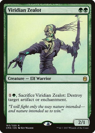 Viridian Zealot [Commander Anthology] | Gate City Games LLC