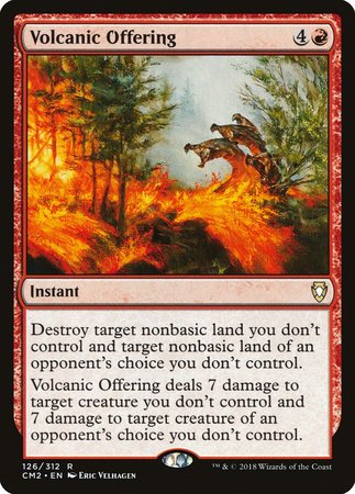 Volcanic Offering [Commander Anthology Volume II] | Gate City Games LLC