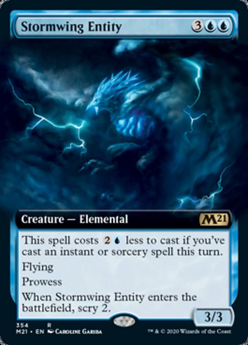 Stormwing Entity (Extended Art) [Core Set 2021] | Gate City Games LLC