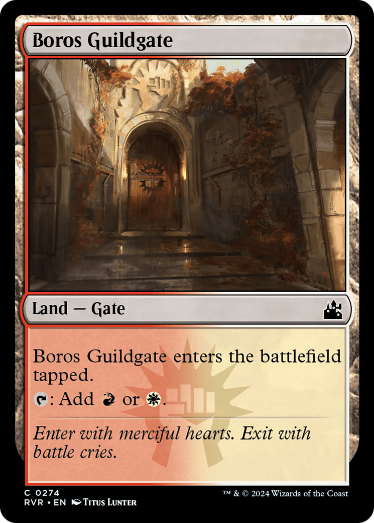 Boros Guildgate [Ravnica Remastered] | Gate City Games LLC