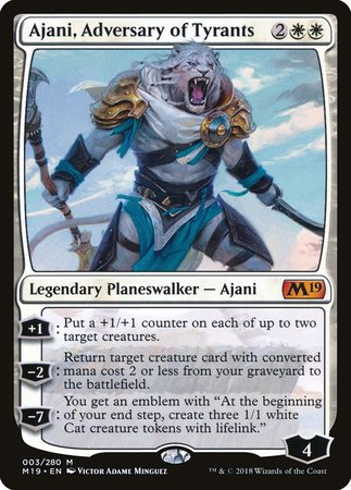 Ajani, Adversary of Tyrants [Core Set 2019] | Gate City Games LLC