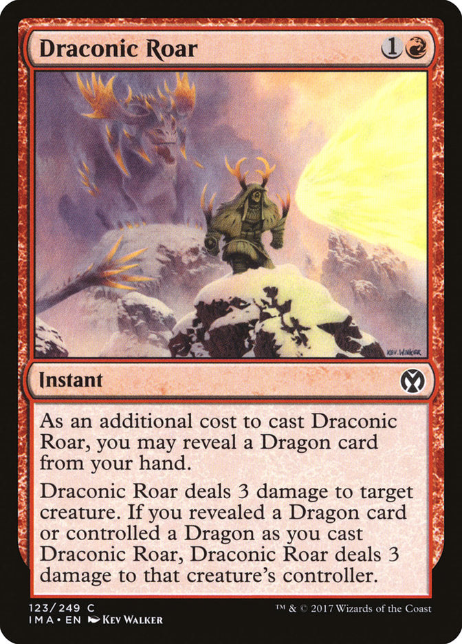 Draconic Roar [Iconic Masters] | Gate City Games LLC