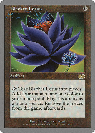Blacker Lotus [Unglued] | Gate City Games LLC
