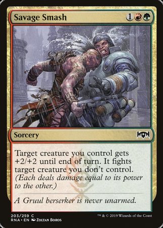 Savage Smash [Ravnica Allegiance] | Gate City Games LLC