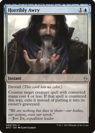 Horribly Awry [Battle for Zendikar] | Gate City Games LLC