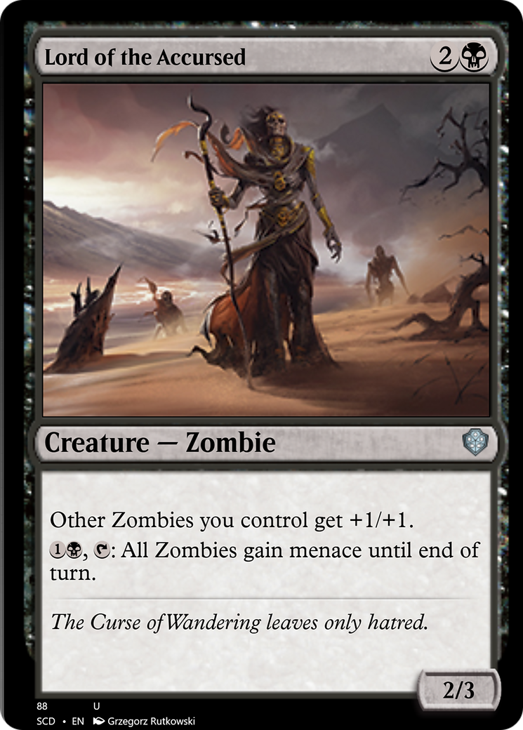 Lord of the Accursed [Starter Commander Decks] | Gate City Games LLC