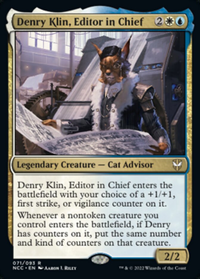 Denry Klin, Editor in Chief [Streets of New Capenna Commander] | Gate City Games LLC