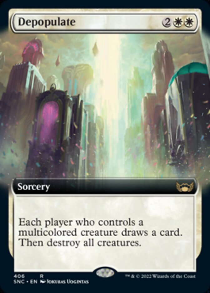 Depopulate (Extended Art) [Streets of New Capenna] | Gate City Games LLC