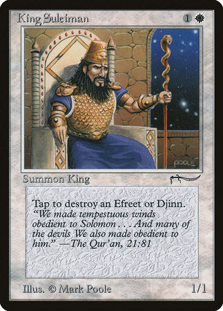 King Suleiman [Arabian Nights] | Gate City Games LLC